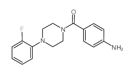 (4-AMINOPHENYL)[4-(2-FLUOROPHENYL)PIPERAZINO]METHANONE结构式