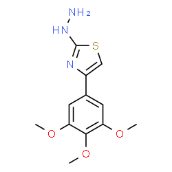 4-(3,4,5-TRIMETHOXYPHENYL)-2(3H)-THIAZOLONE HYDRAZONE结构式