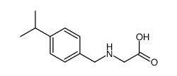 2-[(4-propan-2-ylphenyl)methylamino]acetic acid结构式