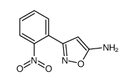 3-(2-硝基苯基)-5-氨基异噁唑结构式