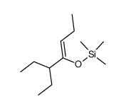 (Z)-5-ethyl-4-(trimethylsiloxy)-3-heptene Structure
