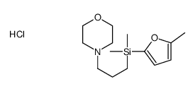 dimethyl-(5-methylfuran-2-yl)-(3-morpholin-4-ylpropyl)silane,hydrochloride结构式