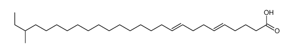 24-methylhexacosa-5,9-dienoic acid结构式