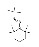 (tert-butylimino)(2,2,6,6-tetramethylpiperidino)borane Structure