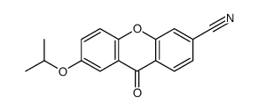 9-oxo-7-propan-2-yloxyxanthene-3-carbonitrile结构式