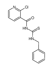 N-(benzylcarbamothioyl)-2-chloronicotinamide结构式