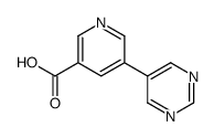 5-(pyrimidin-5-yl)pyridine-3-carboxylic acid Structure