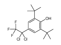 2,6-ditert-butyl-4-(1,1-dichloro-2,2,2-trifluoroethyl)phenol Structure