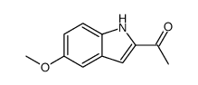 1-(5-methoxy-1H-indol-2-yl)ethanone结构式