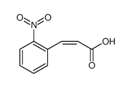 2-Propenoic acid, 3-(2-nitrophenyl)-, (2Z)结构式