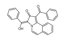 1-benzoyl-3-[hydroxy(phenyl)methylidene]pyrrolo[2,1-a]isoquinolin-2-one结构式