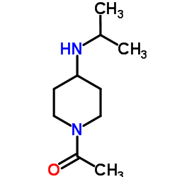 1-[4-(Isopropylamino)-1-piperidinyl]ethanone Structure