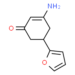 3-Amino-5-(2-furyl)cyclohex-2-en-1-one结构式