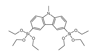 (EtO)3Si-MCz-Si(EtO)3 Structure