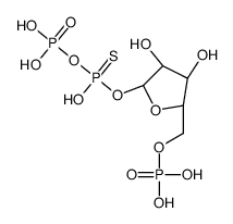 5-phosphoribosyl 1-O-(1-thiodiphosphate)结构式