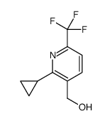 [2-cyclopropyl-6-(trifluoromethyl)pyridin-3-yl]methanol Structure