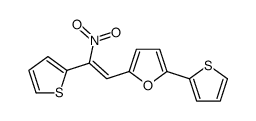 2-(2-nitro-2-thiophen-2-ylethenyl)-5-thiophen-2-ylfuran结构式