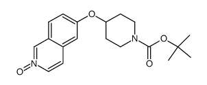 4-(2-oxy-isoquinolin-6-yloxy)-piperidine-1-carboxylic acid tert-butyl ester Structure