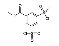 methyl 3,5-bis(chlorosulfonyl)benzoate结构式