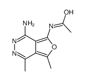 N-(4-amino-1,7-dimethylfuro[3,4-d]pyridazin-5-yl)acetamide Structure