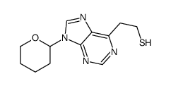 2-[9-(oxan-2-yl)purin-6-yl]ethanethiol结构式