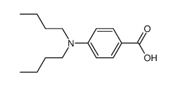 4-(dibutylamino)benzoic acid结构式