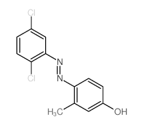 4-[(2,5-dichlorophenyl)hydrazinylidene]-3-methyl-cyclohexa-2,5-dien-1-one结构式