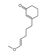 3-(5-methoxypent-4-enyl)cyclohex-2-en-1-one结构式