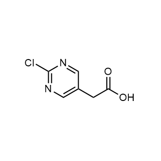 2-(2-Chloropyrimidin-5-yl)acetic acid Structure