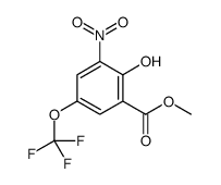 methyl 2-hydroxy-3-nitro-5-(trifluoromethoxy)benzoate Structure