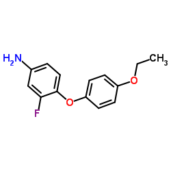 4-(4-Ethoxyphenoxy)-3-fluoroaniline结构式