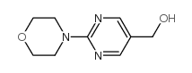 (2-吗啉嘧啶-5-基)甲醇结构式