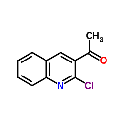 1-(2-Chloro-3-quinolinyl)ethanone结构式