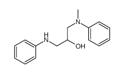 1-anilino-3-(N-methylanilino)propan-2-ol结构式