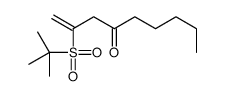 2-tert-butylsulfonylnon-1-en-4-one结构式