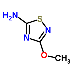 5-氨基-3-甲氧基-1,2,4-噻唑结构式