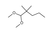 2,2-dimethyl-valeraldehyde dimethylacetal Structure