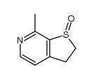 7-methyl-2,3-dihydrothieno[2,3-c]pyridine 1-oxide结构式