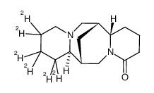 2-oxo-122,132,142d2-d6 6β,11α sparteine Structure