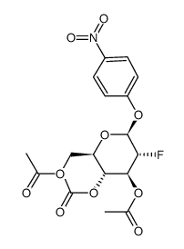 4-nitrophenyl 3,4,6-tri-O-acetyl-2-deoxy-2-fluoro-β-D-glucopyranoside Structure