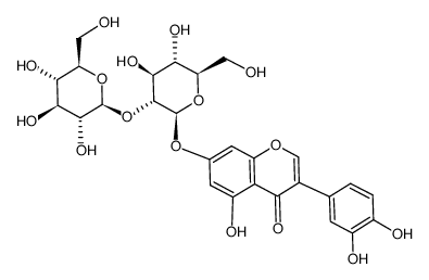 Orobol 7-O-β-sophoroside结构式