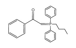 (benzoylmethylene)diphenyl(n-butyl)phosphorane结构式