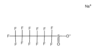 sodium tridecafluorohexanesulfinate Structure