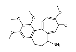 7-amino-1,2,3,10-tetramethoxy-6,7-dihydro-5H-benzo[a]heptalen-9-one结构式