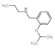 N-(2-Isopropoxybenzyl)-1-propanamine结构式