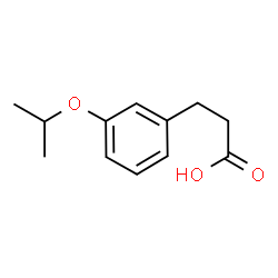 3-(3-Isopropoxy-phenyl)-propionic acid Structure