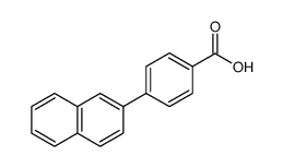 4-(Naphthalen-2-yl)benzoic acid structure