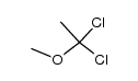 1,1-dichloroethyl methyl ether结构式