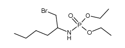 diethyl (1-bromohexan-2-yl)phosphoramidate Structure
