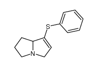 2,3,5,7a-Tetrahydro-7-(phenylthio)-1H-pyrrolizine Structure